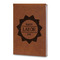 Labor Day Leatherette Journals - Large - Double Sided - Angled View