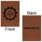 Labor Day Leatherette Journals - Large - Double Sided - Front & Back View