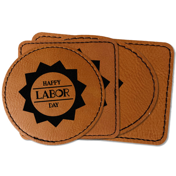 Custom Labor Day Faux Leather Iron On Patch