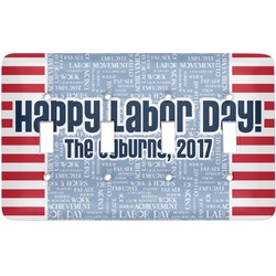 Labor Day Light Switch Cover (4 Toggle Plate)