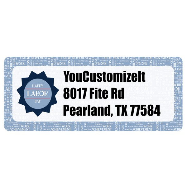 Custom Labor Day Return Address Labels (Personalized)