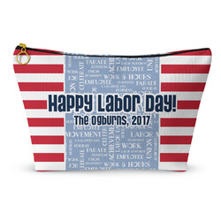 Labor Day Makeup Bag - Large - 12.5"x7" (Personalized)