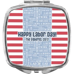 Labor Day Compact Makeup Mirror (Personalized)
