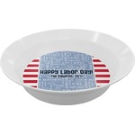 Labor Day Melamine Bowl - 12 oz (Personalized)