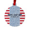Labor Day Metal Ball Ornament - Front
