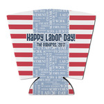 Labor Day Party Cup Sleeve - with Bottom (Personalized)