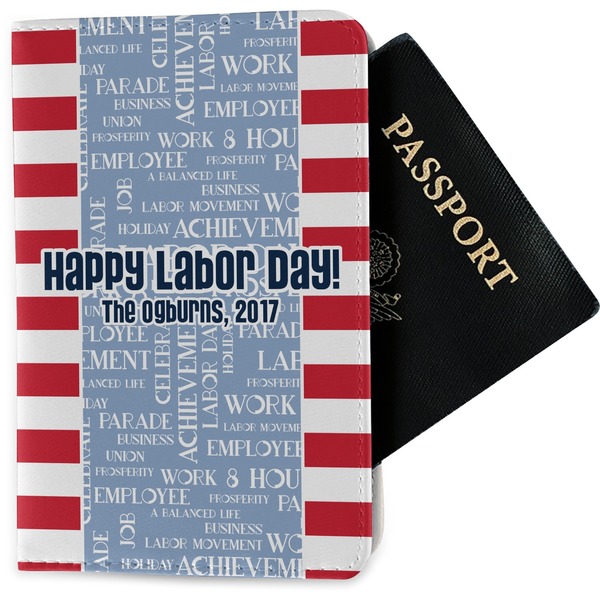 Custom Labor Day Passport Holder - Fabric (Personalized)