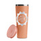 Labor Day Peach RTIC Everyday Tumbler - 28 oz. - Lid Off