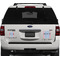 Labor Day Personalized Square Car Magnets on Ford Explorer