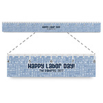 Labor Day Plastic Ruler - 12" (Personalized)