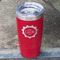 Labor Day Red Polar Camel Tumbler - 20oz - Angled