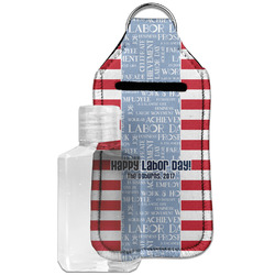 Labor Day Hand Sanitizer & Keychain Holder - Large (Personalized)