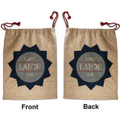 Labor Day Santa Sack - Front & Back