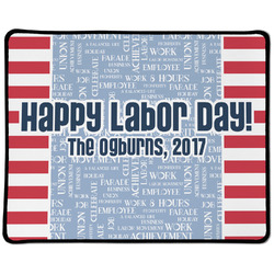 Labor Day Large Gaming Mouse Pad - 12.5" x 10" (Personalized)