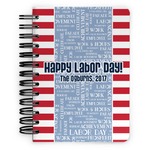 Labor Day Spiral Notebook - 5x7 w/ Name or Text