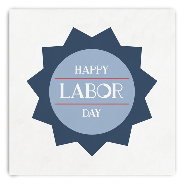 Custom Labor Day Paper Dinner Napkins