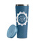 Labor Day Steel Blue RTIC Everyday Tumbler - 28 oz. - Lid Off