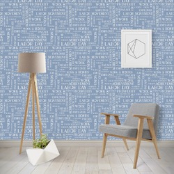 Labor Day Wallpaper & Surface Covering (Water Activated - Removable)