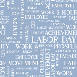 Labor Day Wallpaper & Surface Covering (Peel & Stick 24"x 24" Sample)