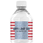 Labor Day Water Bottle Labels - Custom Sized (Personalized)