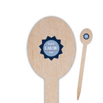 Labor Day Oval Wooden Food Picks - Single Sided