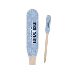 Labor Day Paddle Wooden Food Picks - Single Sided (Personalized)