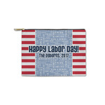 Labor Day Zipper Pouch - Small - 8.5"x6" (Personalized)