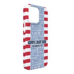 Labor Day iPhone Case - Plastic - iPhone 13 Pro Max (Personalized)