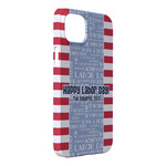 Labor Day iPhone Case - Plastic - iPhone 14 Plus (Personalized)