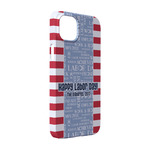 Labor Day iPhone Case - Plastic - iPhone 14 Pro (Personalized)