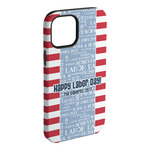 Labor Day iPhone Case - Rubber Lined - iPhone 15 Plus (Personalized)