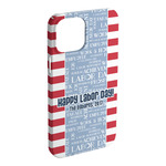 Labor Day iPhone Case - Plastic - iPhone 15 Pro Max (Personalized)