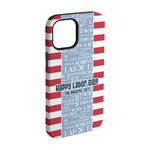 Labor Day iPhone Case - Rubber Lined - iPhone 15 (Personalized)