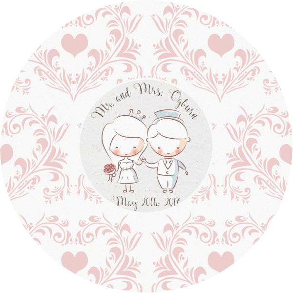 Custom Wedding People Multipurpose Round Labels - 1" (Personalized)