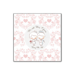 Wedding People Wood Print - 12x12 (Personalized)