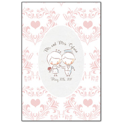 Wedding People Wood Print - 20x30 (Personalized)