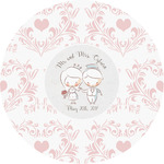 Wedding People Multipurpose Round Labels - Custom Sized (Personalized)