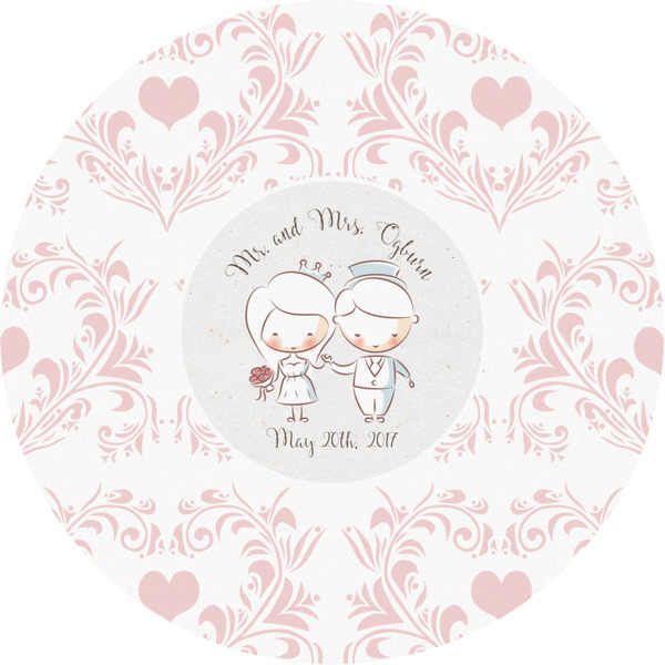 Custom Wedding People Multipurpose Round Labels - Custom Sized (Personalized)