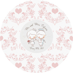 Wedding People Multipurpose Round Labels - 5" (Personalized)