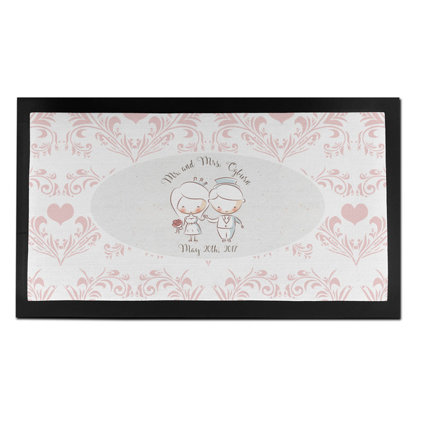 Custom Wedding People Bar Mat - Small (Personalized)