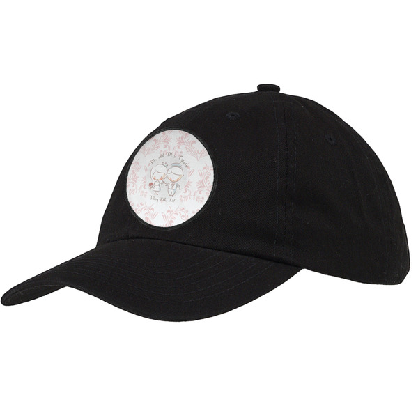 Custom Wedding People Baseball Cap - Black (Personalized)