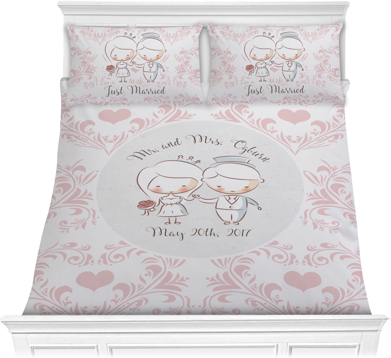 just married bedding