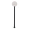 Wedding People Black Plastic 5.5" Stir Stick - Round - Single Stick