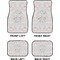 Wedding People Car Floor Mats Set (2F + 2B)