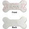 Wedding People Ceramic Flat Ornament - Bone Front & Back Single Print (APPROVAL)