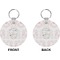 Wedding People Circle Keychain (Front + Back)