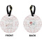 Wedding People Circle Luggage Tag (Front + Back)