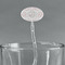 Wedding People Clear Plastic 7" Stir Stick - Oval - Main