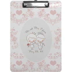 Wedding People Clipboard (Letter Size) (Personalized)