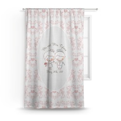 Wedding People Curtain - 50"x84" Panel (Personalized)